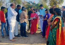 मा. ना. भारतीताई प्रवीण पवार यांनी येवला येथे स्वातंत्र्य सेनानी तात्या टोपे यांच्या स्मृती उद्यानाची पाहणी