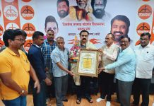 जिल्हा कबड्डी असोसिएशन तर्फे आमदार सुहास आण्णा कांदे यांचा सत्कार