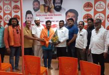 शिवसेना मनमाड शहर सचिव महेंद्र (बाप) वाघ यांची नाशिक जिल्हा कबड्डी असोसिएशनच्या सदस्यपदी निवड