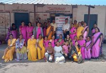 राजाश्रय फाउंडेशन मार्फत मोफत सॅनिटरी नॅपकिन्स चे वाटप