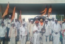 वाघोली ते पंढरपूर दींडीचे आमदार मोनिकाताई राजळे यांच्या हस्ते प्रस्थान