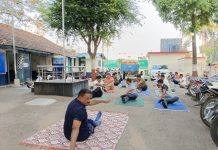 मनमाड शहर पोलीस स्टेशन तर्फे आंतरराष्ट्रीय योग दिन साजरा