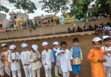 मनपा शाळा क्र.७१ मध्ये बालवारकरी दिंडी