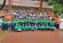 रायगड चौक मनपा शाळेत पर्यावरण पूरक गणेशमूर्ती कार्यशाळा