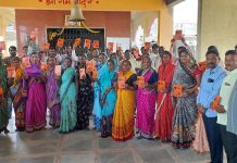 साकोरा गटात दुष्काळी पाहणी दौरा संपन्न.