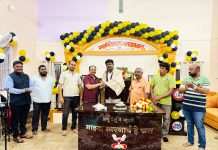 आमदार सुहास अण्णा कांदे यांच्या मार्गदर्शनाखाली शिवसेना मनमाड शहर तर्फे आज बेथेल चर्च 83 व्या वर्धापन दिनानिमित्त बेचेल चर्च येथेल कार्यक्रम