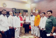 गोसावी सेने तर्फे नांदगाव तालुक्याचे आमदार श्री सुहास अण्णा कांदे यांना निवेदन