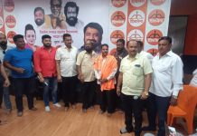 आमदार सुहास आण्णा कांदे यांच्या मार्गदर्शनाखाली राष्ट्रवादी पार्टीचे सेवा दल शहर प्रमुख श्री.संदीप जगताप यांनी शिवसेना पक्षात प्रवेश