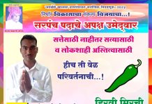 जवखेडे खालसा ग्रामपंचायत निवडणूकीत चैतन्यचा फटका कुणाला, स्वाभिमानीला का शेतकरीला यावरच विजयाचे गणित अवलंबून!