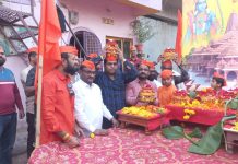 मंगल अक्षदा कलश सह श्रीराम मंदिर येथे फरहान खान यांच्या हस्ते महाआरती