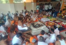 श्रीक्षेत्र मढी येथे एकमुखी दत्त मंदिरात दत्त जन्मोत्सवा निमित्त महायज्ञ सोहळा संपन्न