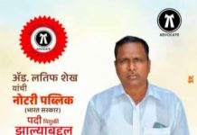अॅडहोकेट लतिफभाई शेख,व महादेव आठरे यांच्या सह शेवगाव -पाथर्डी तालुक्यात पंचवीस नोटरींच्या नेमनुका