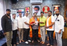 आमदार सुहास आण्णा कांदे यांचा भगवान परशुराम जन्मोत्सव समिती तर्फे सत्कार