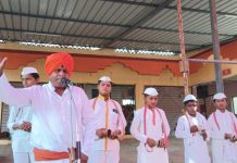 फलकेवाडी येथील रौप्य महोत्सवी अखंड हरिनाम सप्ताहाची गुरूवर्य रामगिरी महाराज येळीकर यांच्या काल्याच्या किर्तनाने सांगता