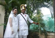 वृक्षारोपण केले व नंतर लग्न विधी सोहळा संपन्न झाला